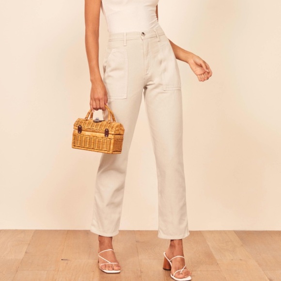 Reformation Taylor Pant in Sand 26 - Picture 2 of 7